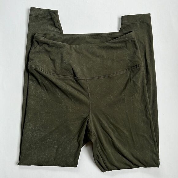 MPG Moss Green High Rise Leggings Small CloudFlex Compression Yoga Running - Picture 5 of 9